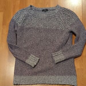Fate Heathered Lavender Knit Sweater Medium